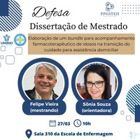 Defesa de produto do mestrando Felipe Leal Vieira