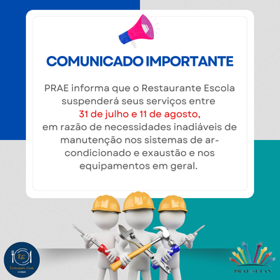 Suspensão do RE de 31-07 a 11-08 Suspensão do RE de 31-07 a 11-08