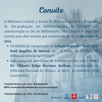 AULA INAUGURAL DE 2024.1 DO MESTRADO PROFISSIONAL EM BIBLIOTECONOMIA