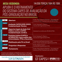 Mesa Redonda_APUBHUFMG+ E O REFINAMENTO DO SISTEMA CAPES DE AVALIAÇÃO DA PÓS-GRADUAÇÃO NO BRASIL