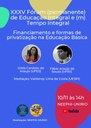 XXXV Fórum (permanente) de Educação Integral e (m)  Tempo Integral