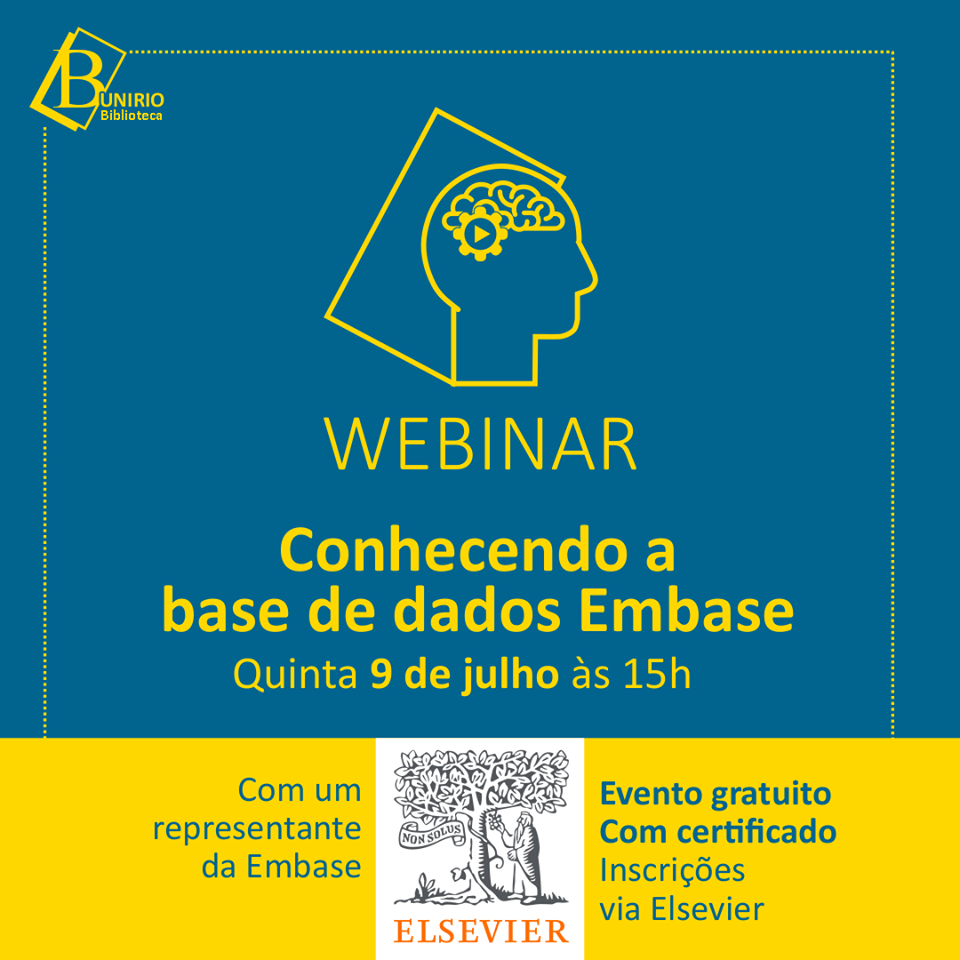 Webinar Embase - Arte de divulgação