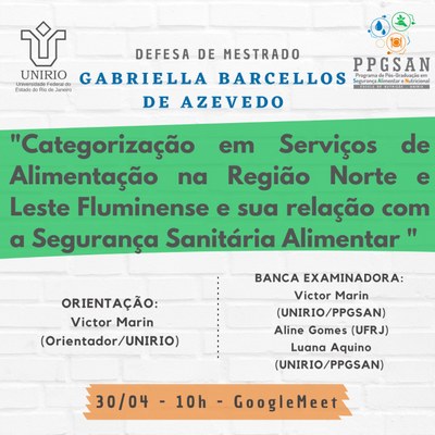 Defesa de mestrado Gabriella Barcellos Defesa de mestrado Gabriella Barcellos