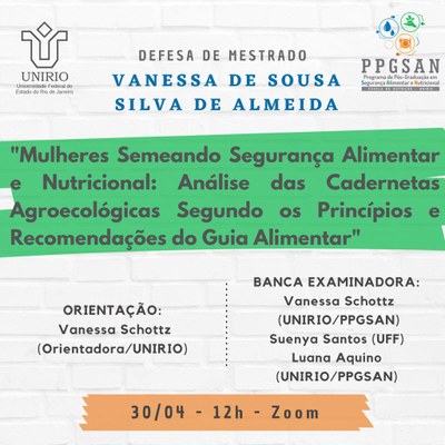 Defesa de mestrado Vanessa De Sousa Defesa de mestrado Vanessa De Sousa