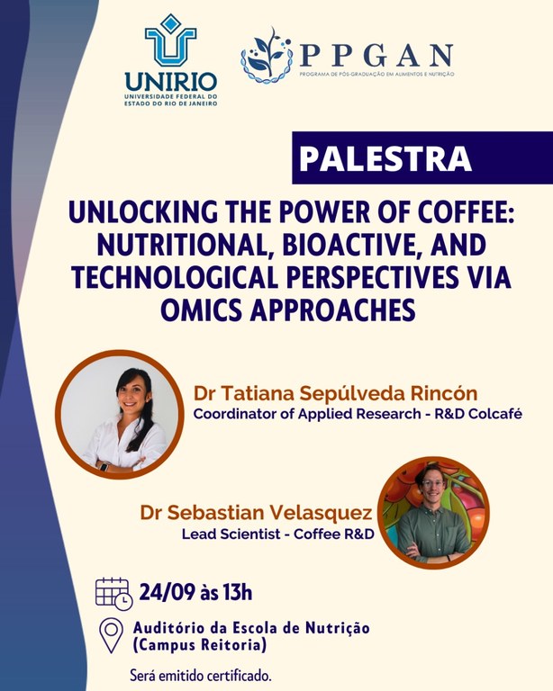  Palestra CAFÉ com experts Colombianos