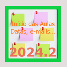 Inicio das Aulas 2024.2