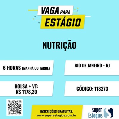 Vagas de estágios 30/07 Vagas de estágios 30/07