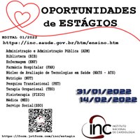  Processo Seletivo para Estágio Não-Obrigatório a ser desempenhado no INC - Instituto Nacional de Cardiologia