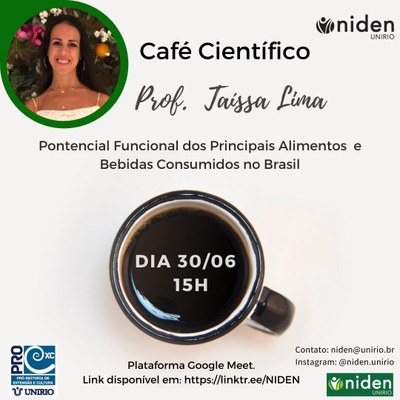 Café Científico 30 de junho de 2020 Café Científico 30 de junho de 2020