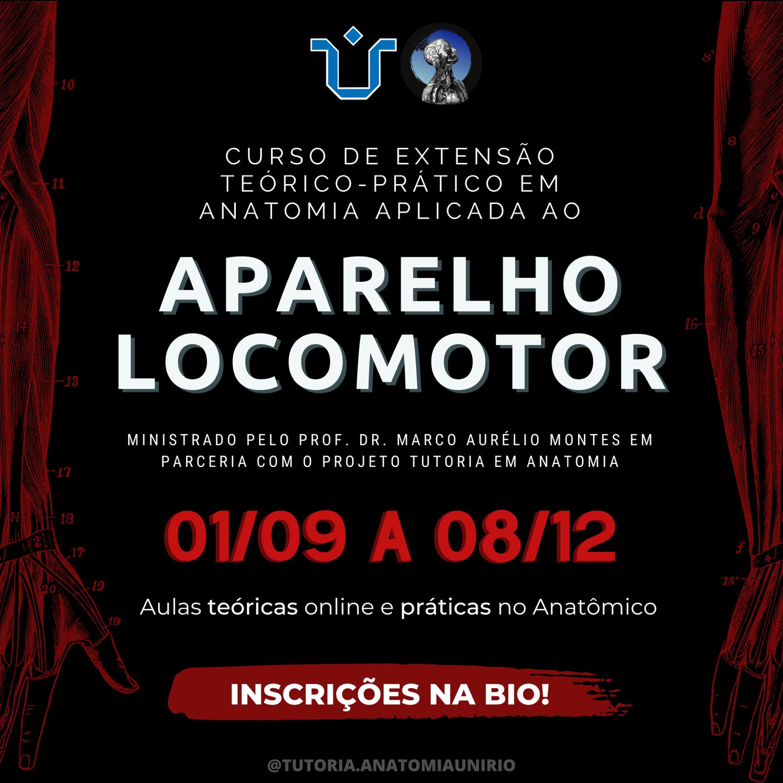 Curso de extensão: Anatomia Aplicada ao Aparelho Locomotor