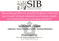 Seminários do IB debate sobre a diversidade genética dos parasitos Leishmania que circulam no nosso país