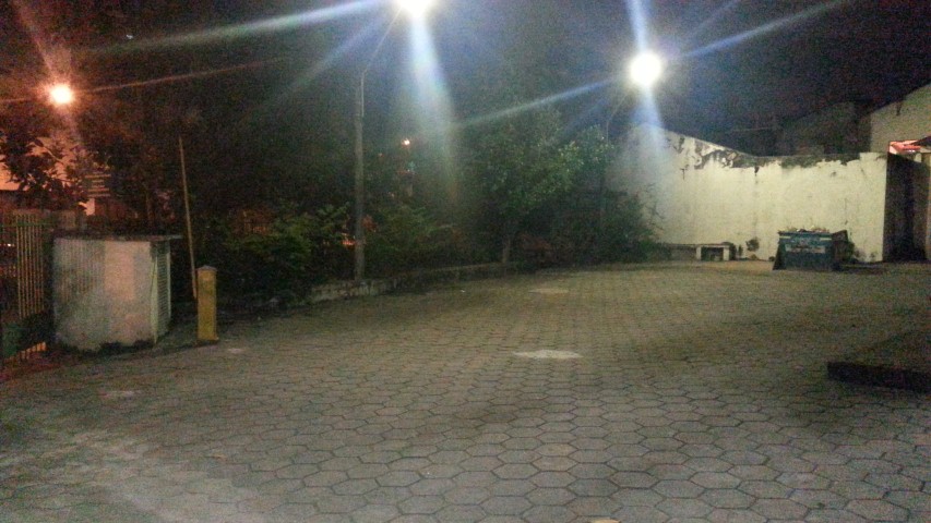 Restaurada Iluminação à frente do Bloco A