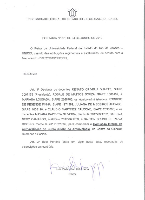 portaria CIAC 2019 portaria CIAC 2019