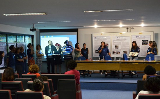 Bolsistas Pibid reunidos para apresentação dos projetos (Foto: Comso) Bolsistas Pibid reunidos para apresentação dos projetos (Foto: Comso)