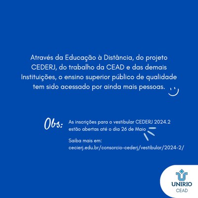 4 - Através da educação à distância Através da educação à distância