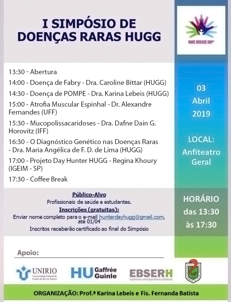 I Simpósio de Doenças Raras do HUGG