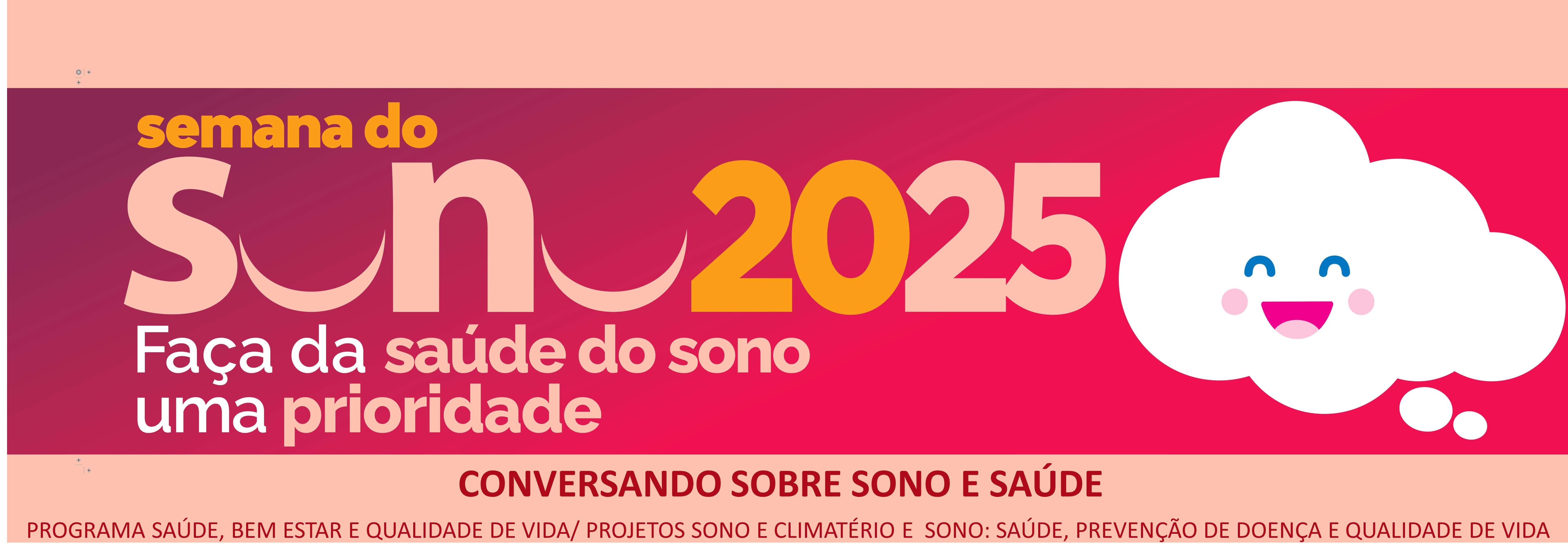 Evento "Conversando com o sono" acontece no pátio do IB no dia 20 de março