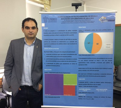 Ary Nogueira mapeou 416 eleições municipais suplementares para investigar a judicialização da política no Brasil (Foto: Comso) 