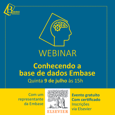 Webinar Embase - Arte de divulgação