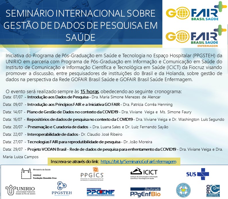 Divulgação Seminário GO FAIR