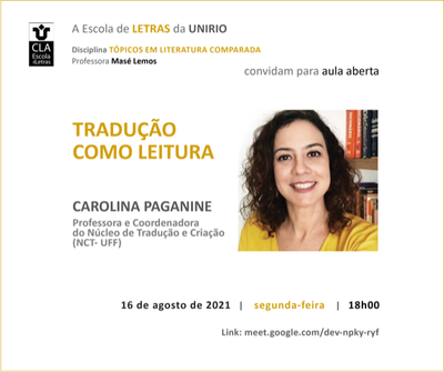 Aula aberta - Paganine 2021 Aula aberta - Paganine 2021