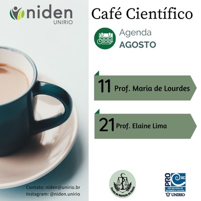 Café Científico Agenda de Agosto de 2020 Café Científico Agenda de Agosto de 2020