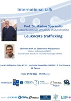 IB recebe pesquisador alemão para falar sobre tráfico de leucócitos