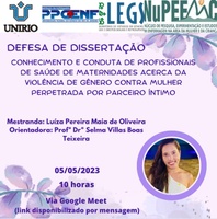 DEFESA DE DISSERTAÇÃO- LUIZA MAIA