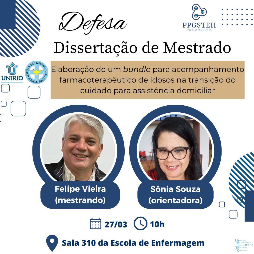 Defesa de produto do mestrando Felipe Leal Vieira