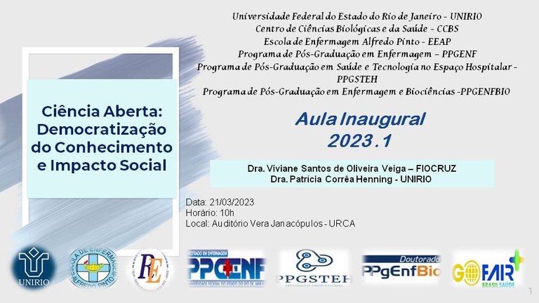Aula inaugural 2023.1