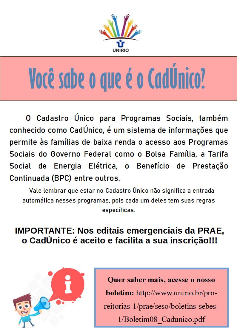 Em breve Edital do Auxílio Emergencial: o CadÚnico é aceito e facilita a sua inscrição