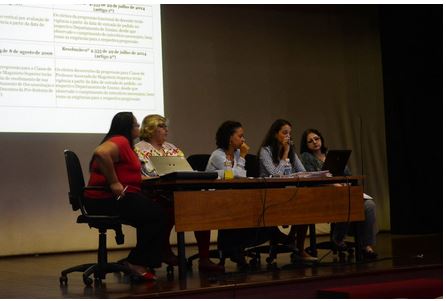 Equipe PROGEPE em Mesa Reunião ampliada com os Docentes