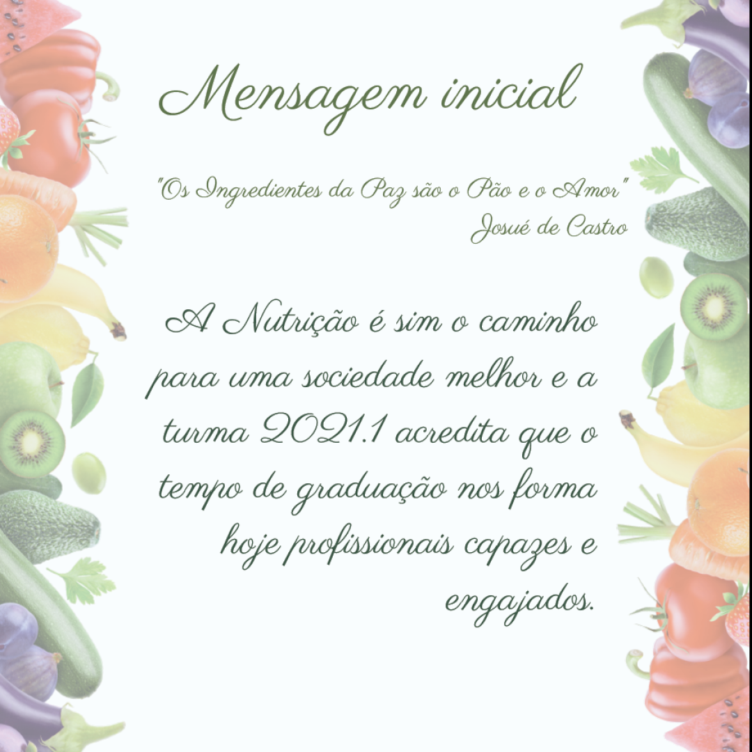 Colação Turma 2021.1