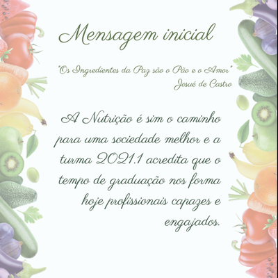 Colação Turma 2021.1