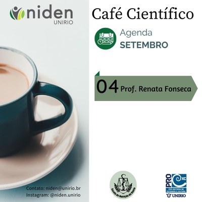 Café Científico - Agenda de setembro/2020 Café Científico - Agenda de setembro/2020