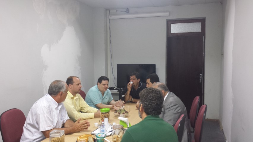 Reitor visita o IB e se reúne com Direção e algumas Chefias da unidade