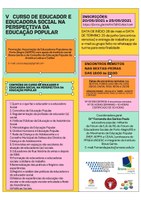 V Curso de Educador e Educadora Social na perspectiva da Educação Popular - 28 de maio a 25 de junho de 2021