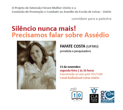 Palestra Silêncio nunca mais Palestra Silêncio nunca mais