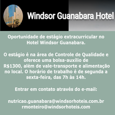 Estagio 2025.1 Hotel Windsor