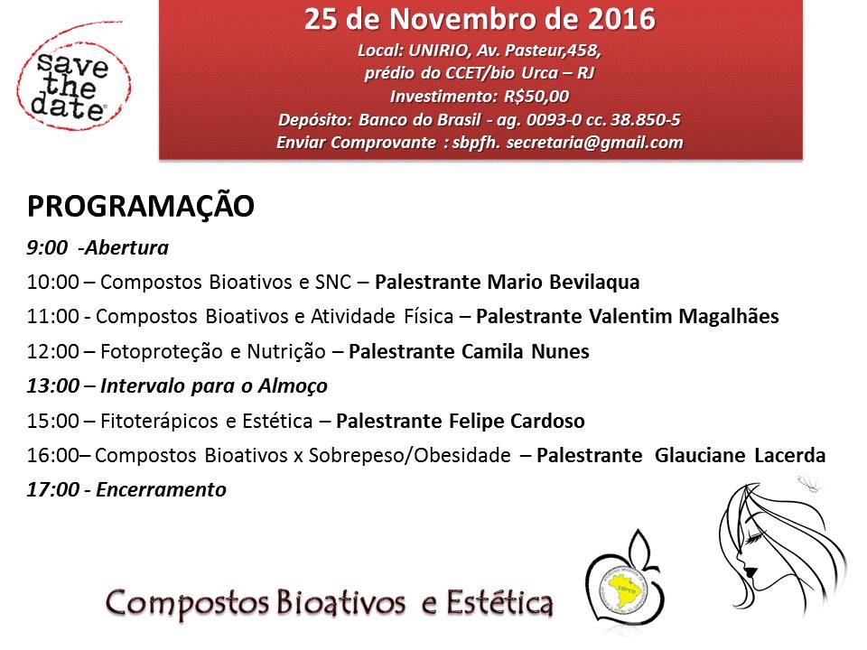 Fórum Compostos Bioativos e Estética