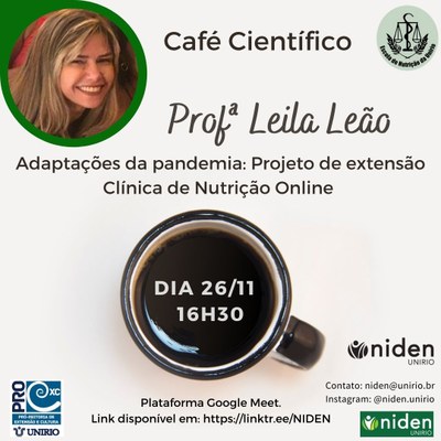 Café Científico 26 de novembro de 2020 Café Científico 26 de novembro de 2020