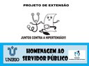 "Juntos contra a hipertensão" no evento em homenagem ao servidor público  "Juntos contra a hipertensão" no evento em homenagem ao servidor público