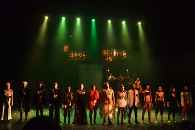 Apresentação no Teatro Nathalia Timberg (Foto: Divulgação)