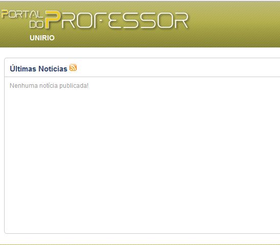 Portal do Professor da UNIRIO é disponibilizado pela DTIC