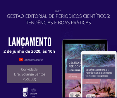 Lançamento do ebook Gestão Editorial de Periódicos Científicos
