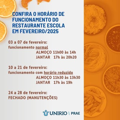 horários reduzidos RE 10 a 21-02