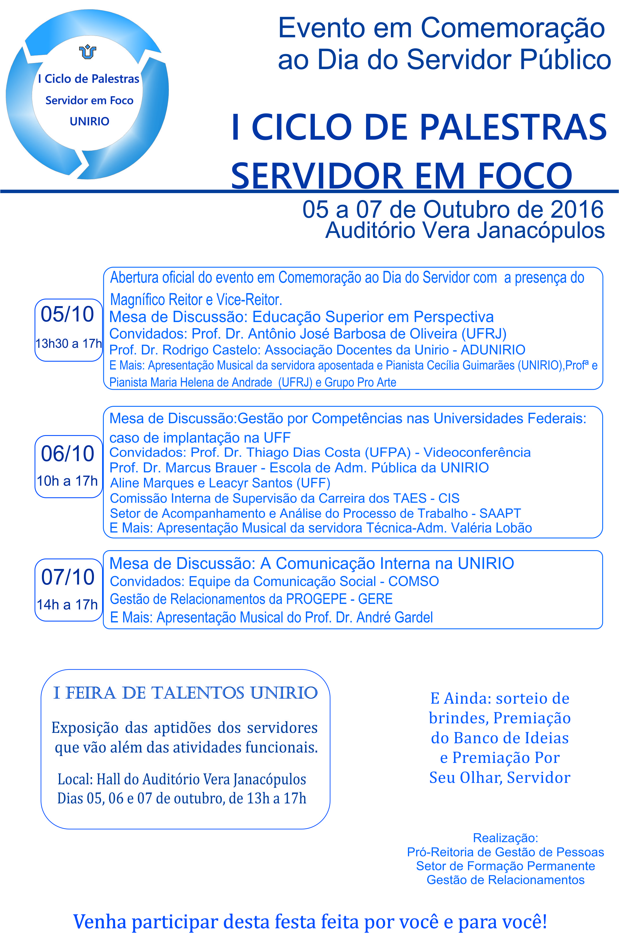 Programação final