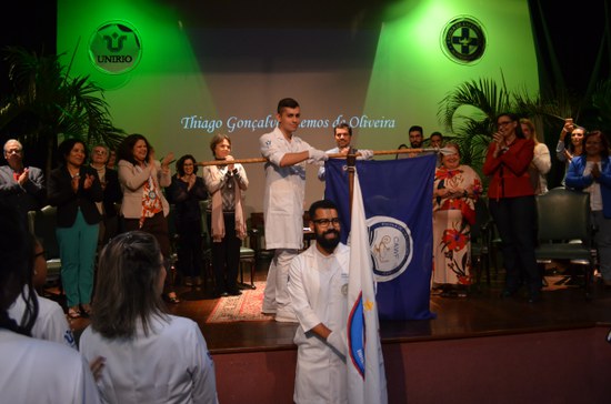 Representações estudantis participaram da cerimônia (Foto: EEAP)