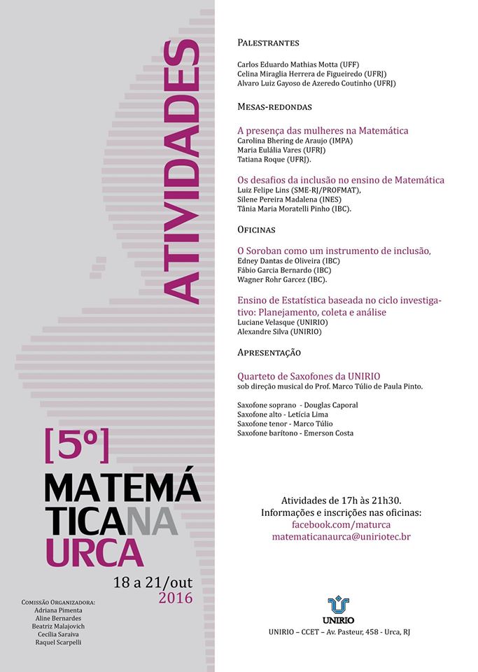 5 Matemática na Urca