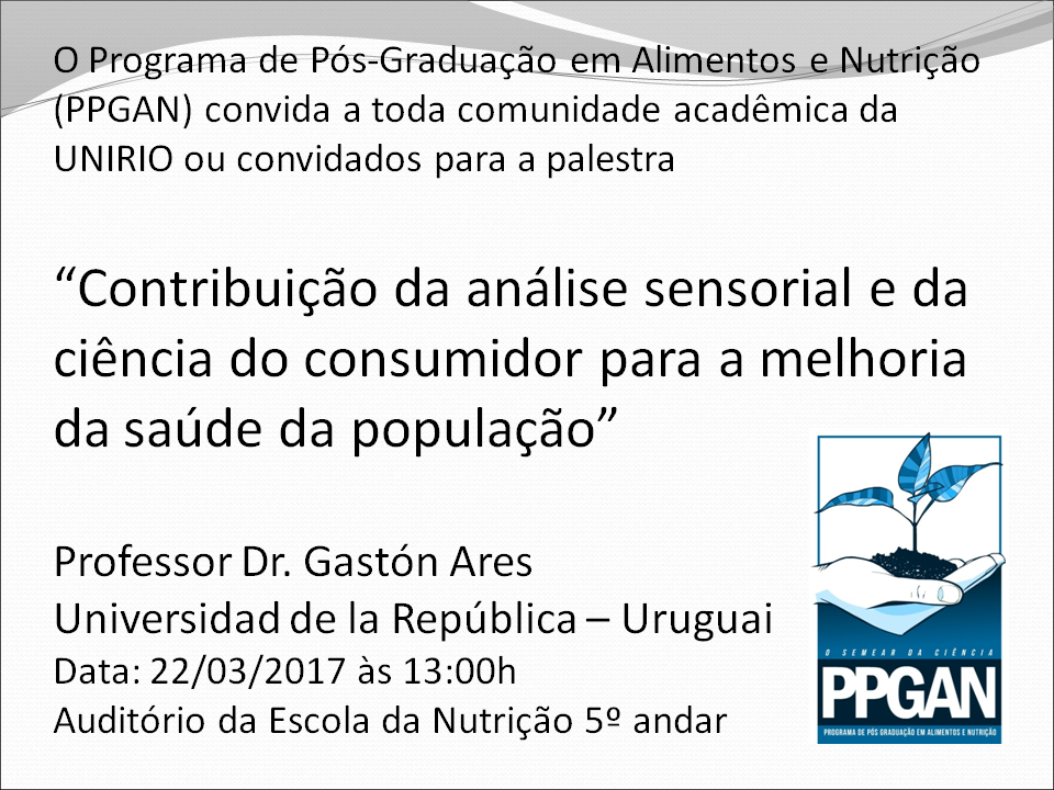 Palestra Dr Gaston PPGAN